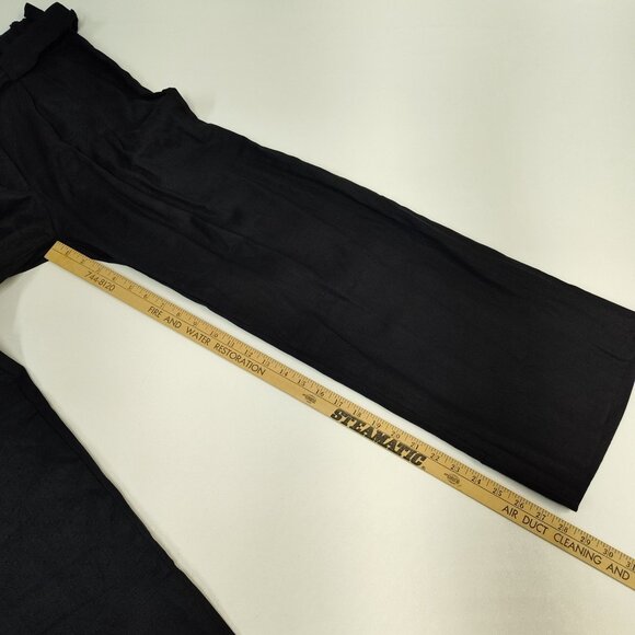 Reset By Jane Wide-Leg Flax High-Waisted Pants Women's Size M Waist 28" Casual - Picture 10 of 10